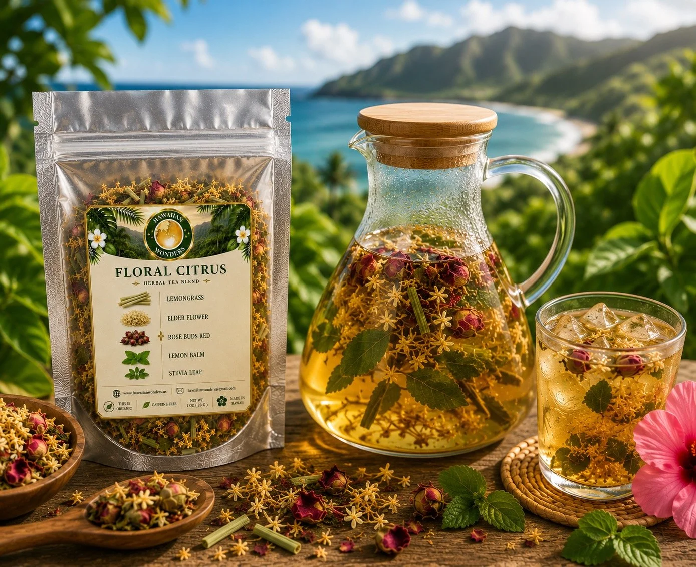 What's a Refreshing Herbal Tea for Hot Weather?