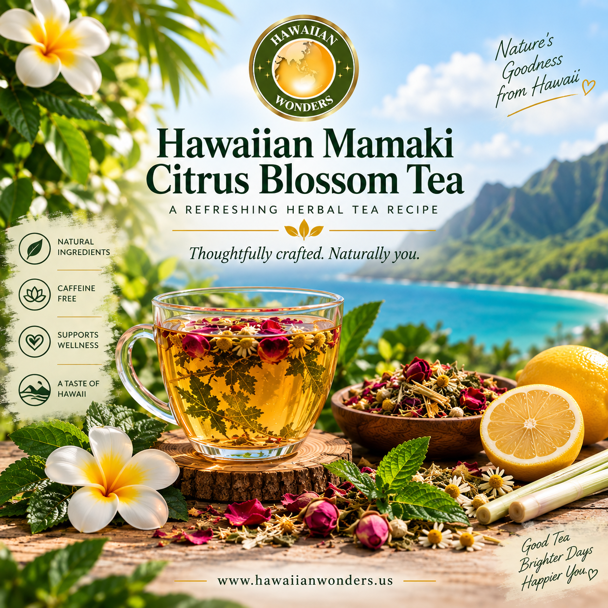 Tropical Mamaki Herbal Tea Recipe