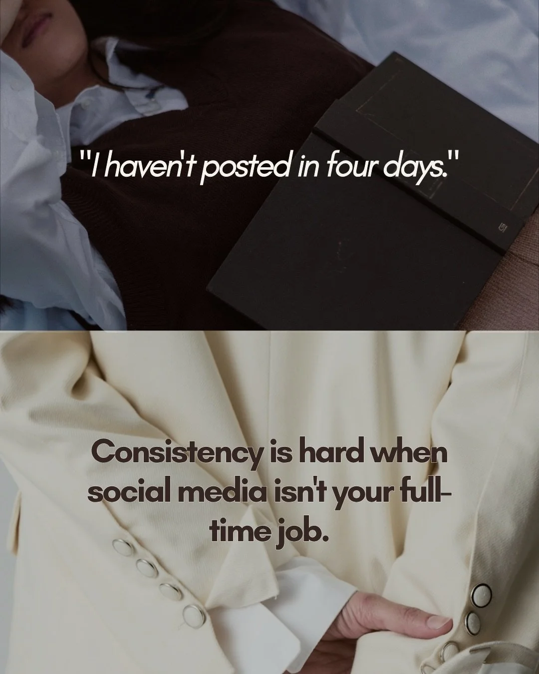 Running a business is already a full-time job.

Add social media to the mix, and suddenly you&rsquo;re expected to be a strategist, photographer, videographer, copywriter, community manager, graphic designer, trend forecaster, and data analyst too.

