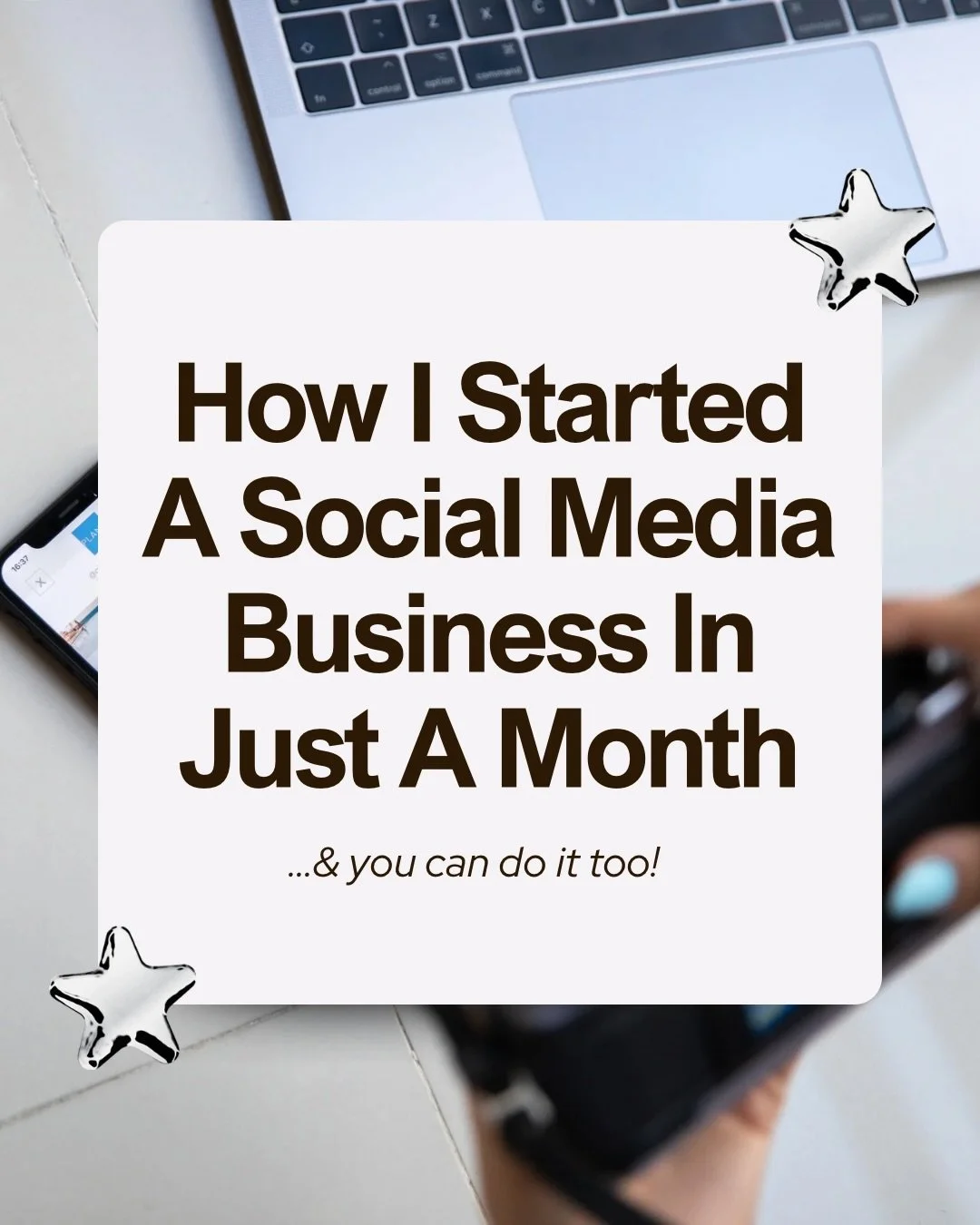 A month ago, starting a social media business was basically just an idea I decided to take seriously.

Since then, I&rsquo;ve built a website, figured out what I actually want to offer, changed my pricing a few times, sent more cold emails than I can