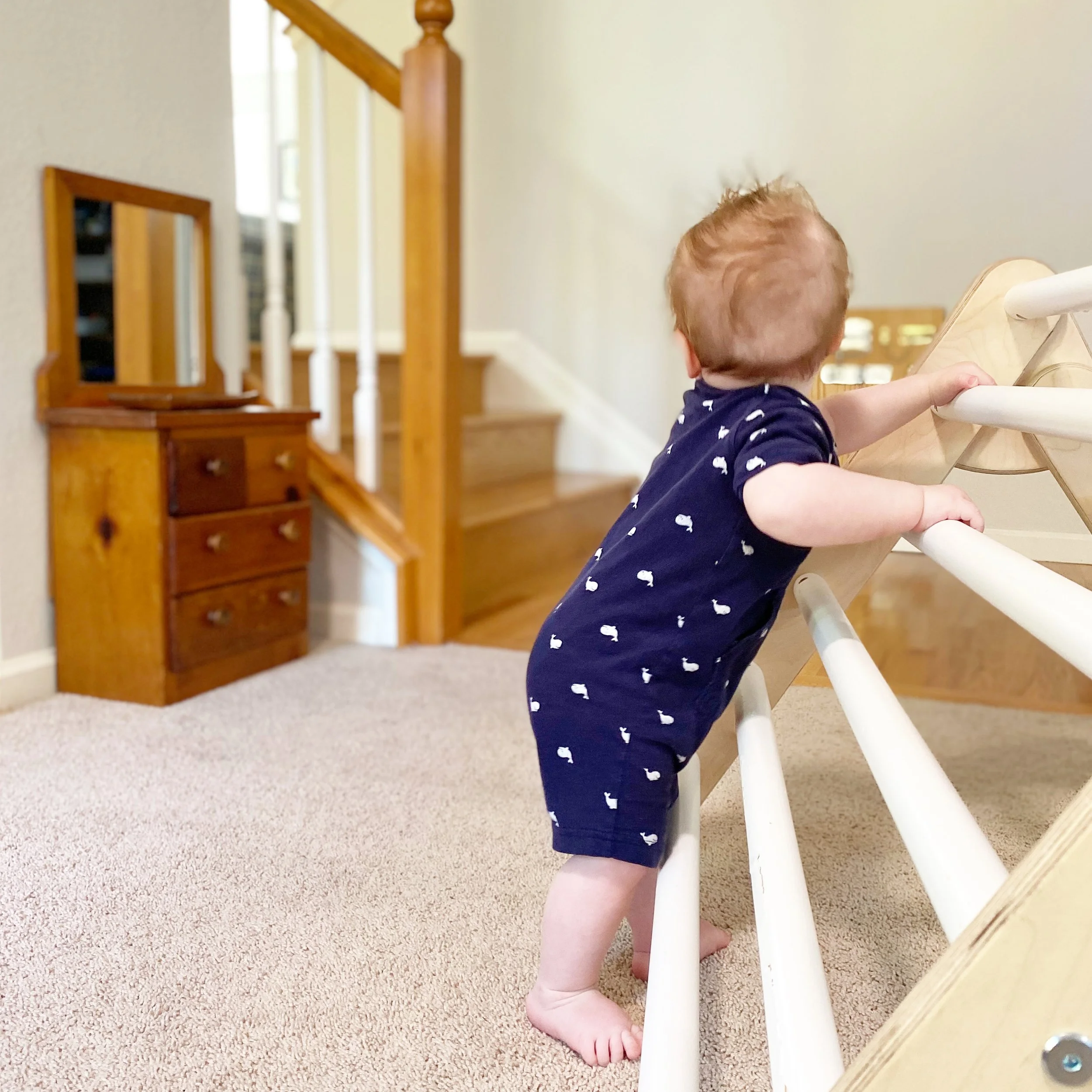 There may be something to climb.