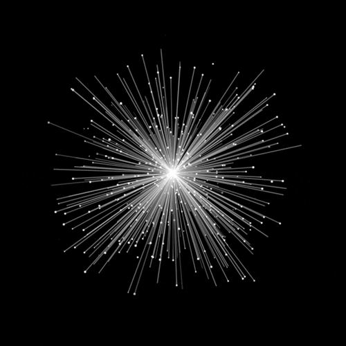 Geometric drawing of an outline square with sections divided by vertical, horizontal, and half circle lines.