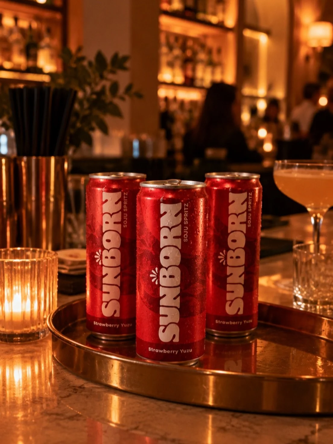 HEY GTA BARS &amp; RESTAURANTS!🍓🍋

Looking to refresh your drink menu? Meet Sunborn Soju Spritz, a refreshing Strawberry Yuzu flavoured Canadian-made spritz your guests will love!

📩 Interested in carrying Sunborn? Message us at hello@drinksunborn