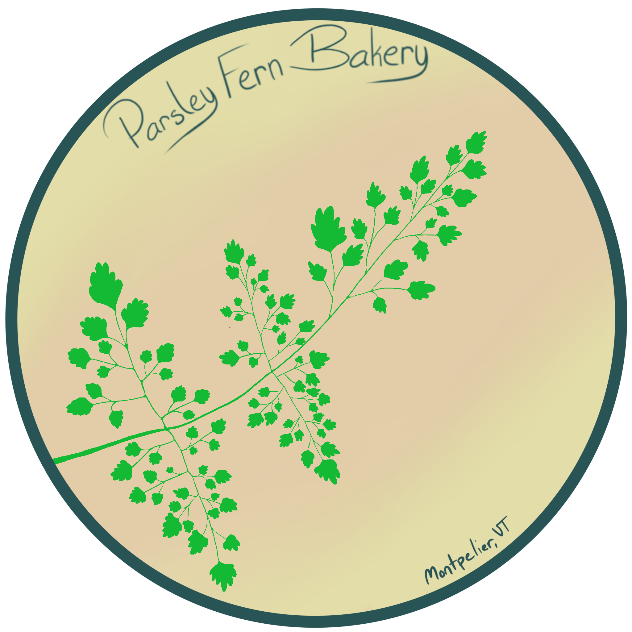 Parsley Fern Sticker