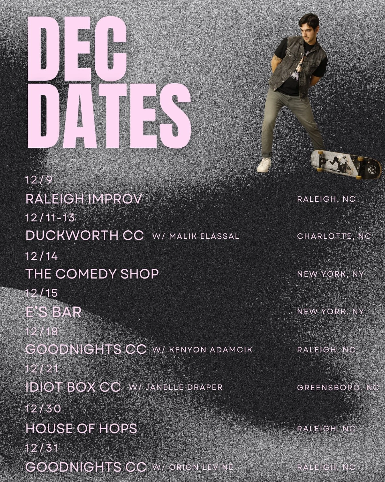 Rocking Vans all December like god intended. Shimmy on over to a show ya looney toon!!

#december #standup #shows #comedy