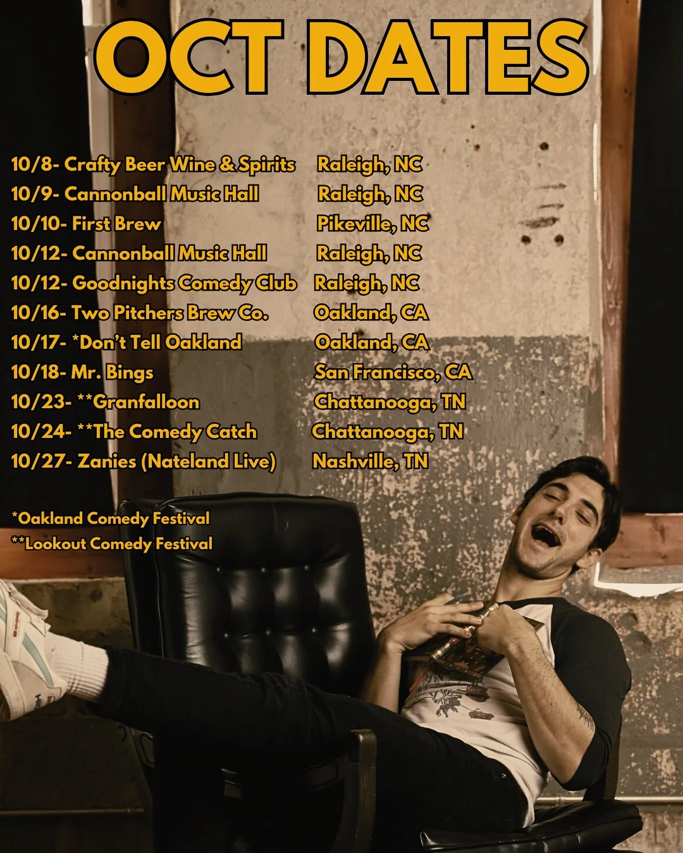 I got dates- tell yo momma. 👻 

📸: @kimnewmoney 

#comedy #standup #comedian #yomama