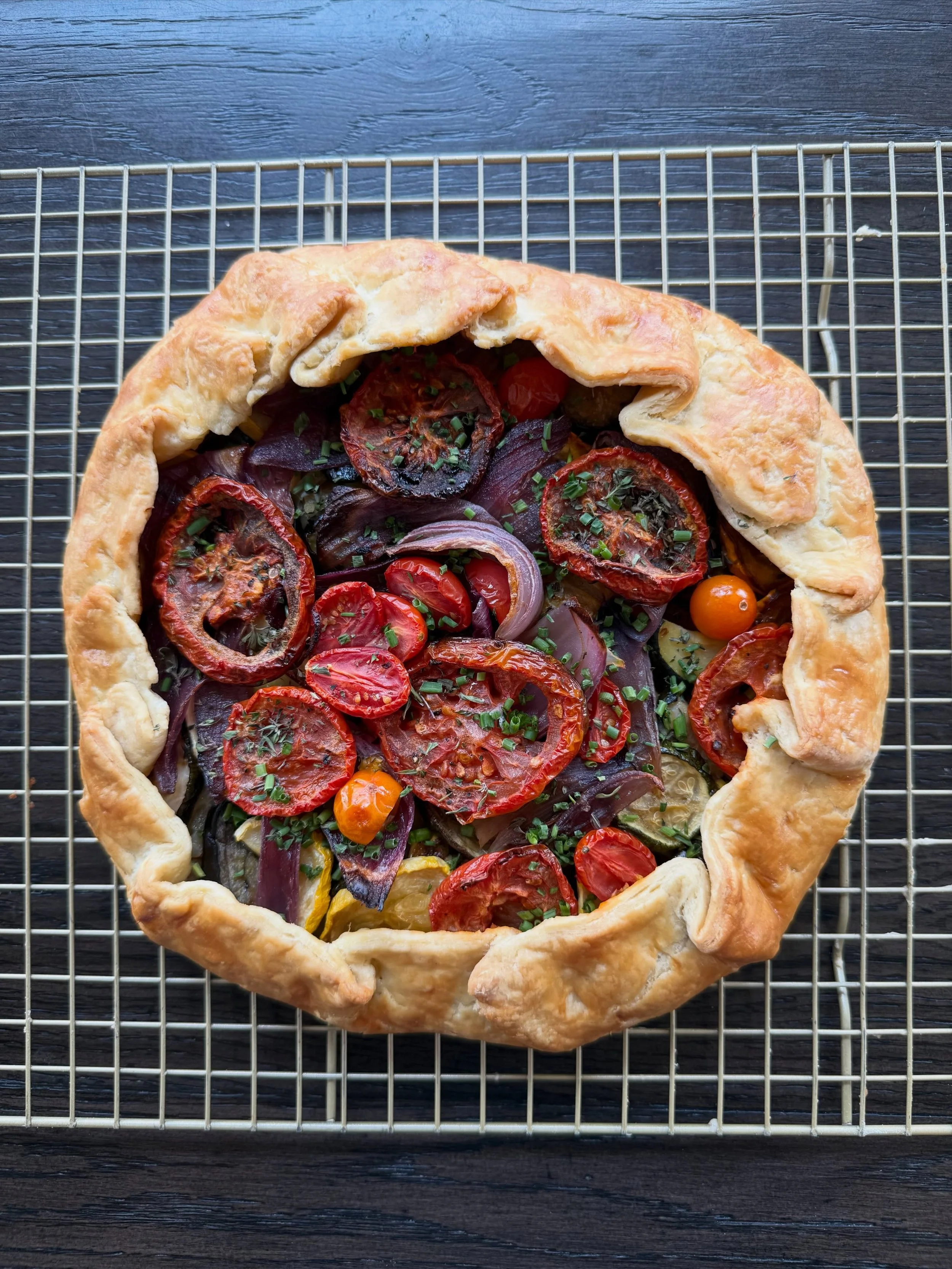 I made a mistake at my pop up last Sunday. I had a customer who made a special request for her mini galette. I honored the request, made the changes she requested, and then accidentally gave it to someone else. As soon as she walked in my door I real