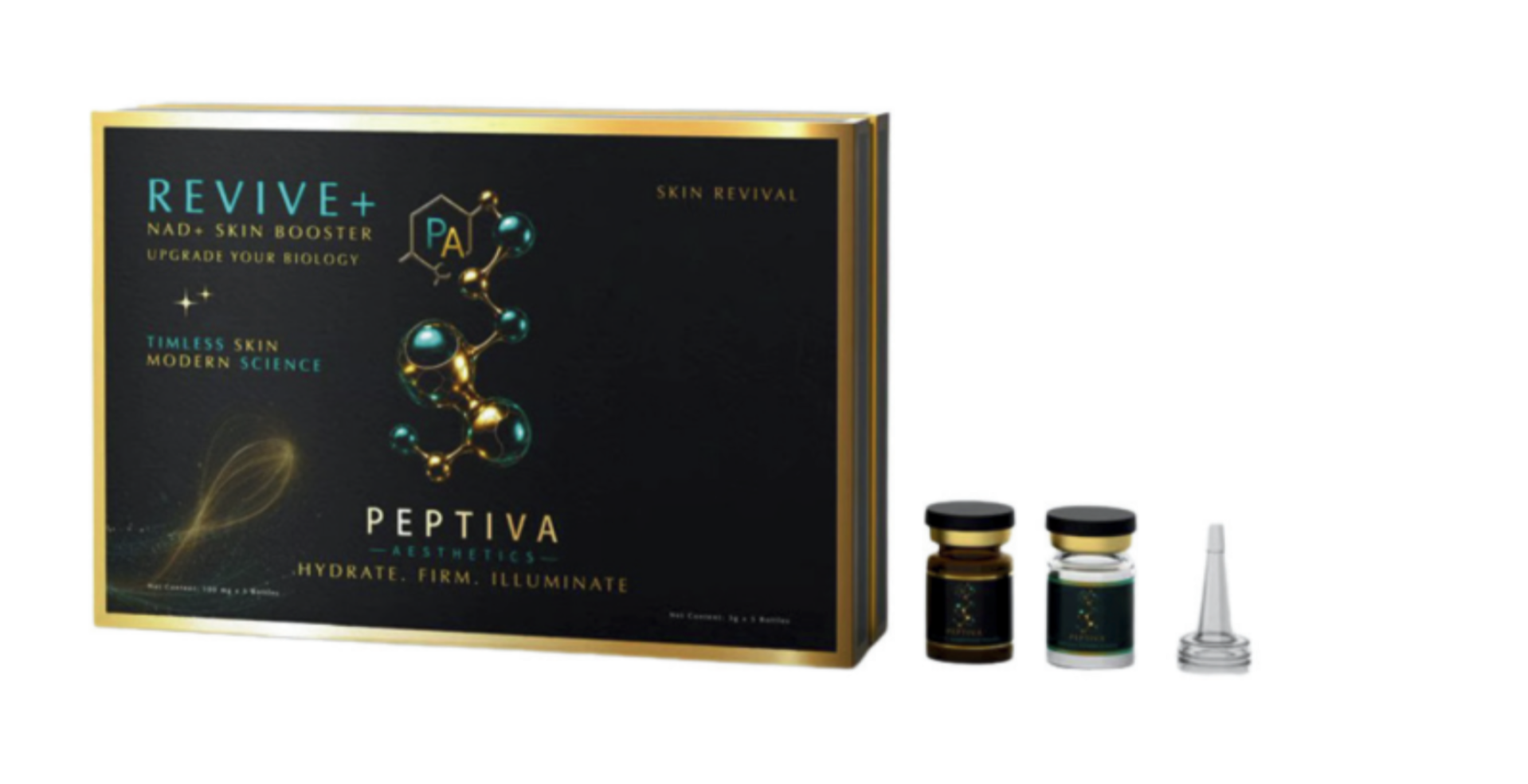 Revive + Skin Booster Set of 5: Revive + Lyophilized Power + Solvent Liquid
