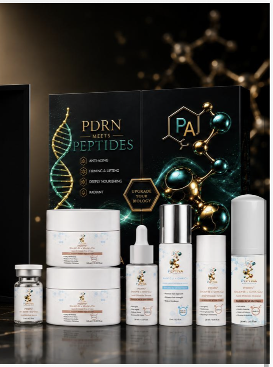 Peptiva PDRN GHK-CU  Glow Sampler set/ Travel Kit