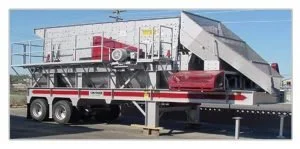 Portable Horizontal Screening Plant
