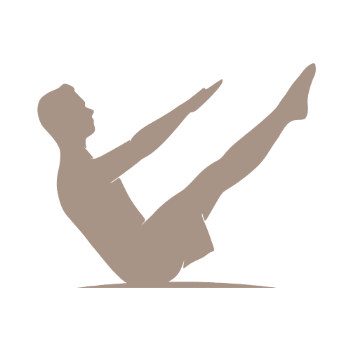 Silhouette de una persona haciendo una acrobacia en el suelo con las piernas extendidas hacia arriba.