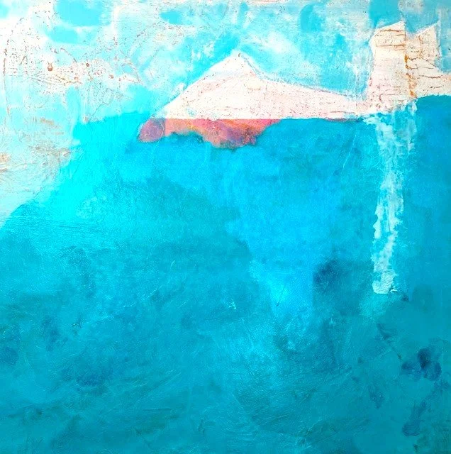 River Dream 30 X 30 Mixed Media on Cradled Board.jpeg