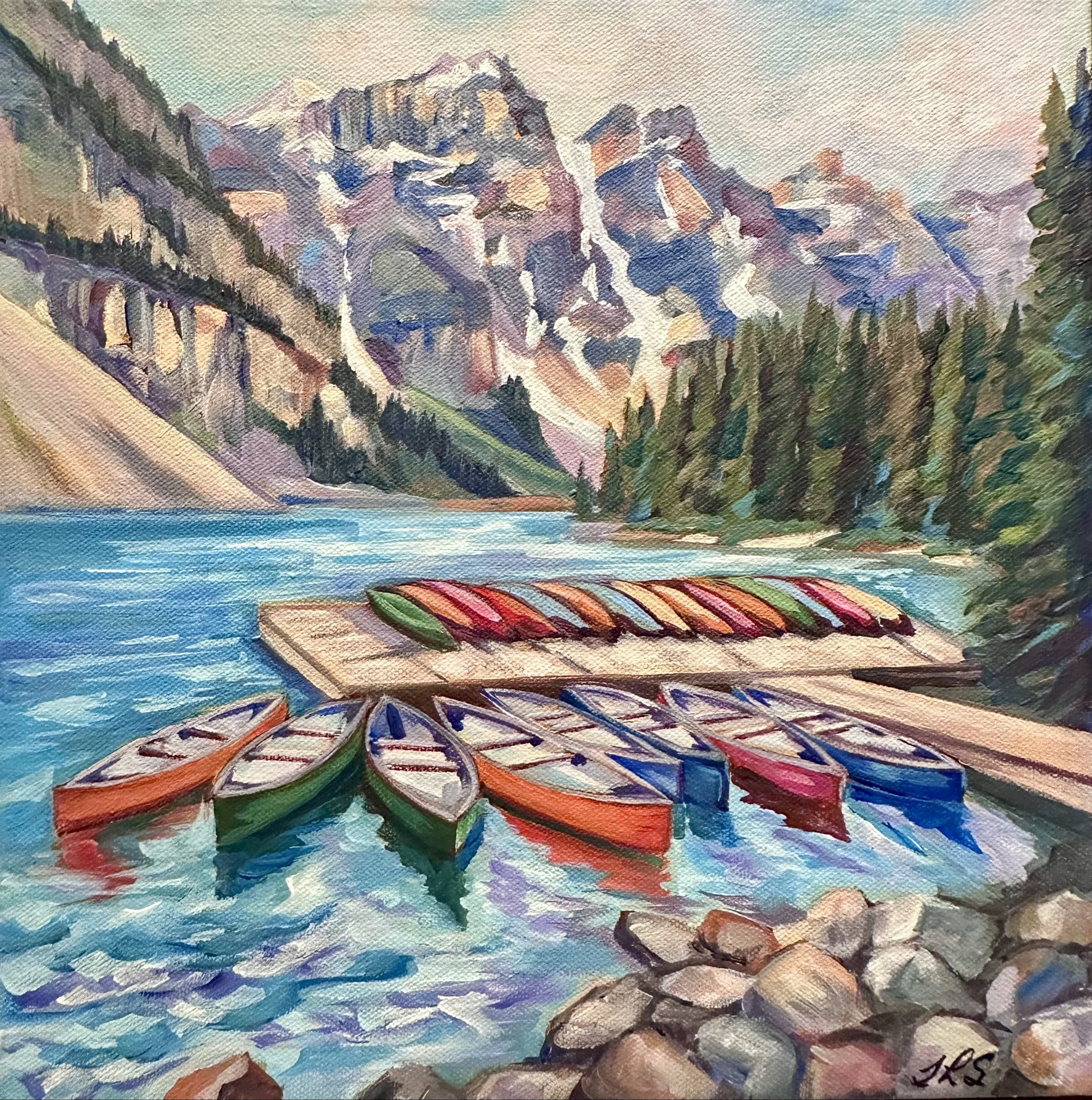 Moraine Lake Canoes
