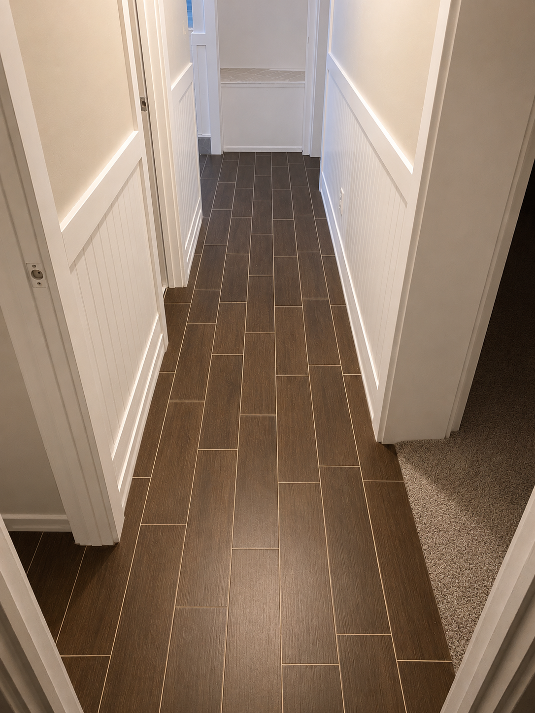 HALLWAY REMODEL POST FLOOD DAMAGE