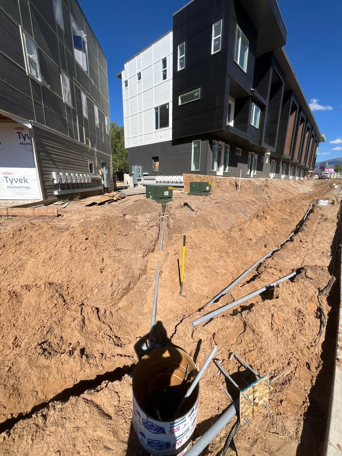 NEW CONSTRUCTION TRENCHING & ELECTRICAL