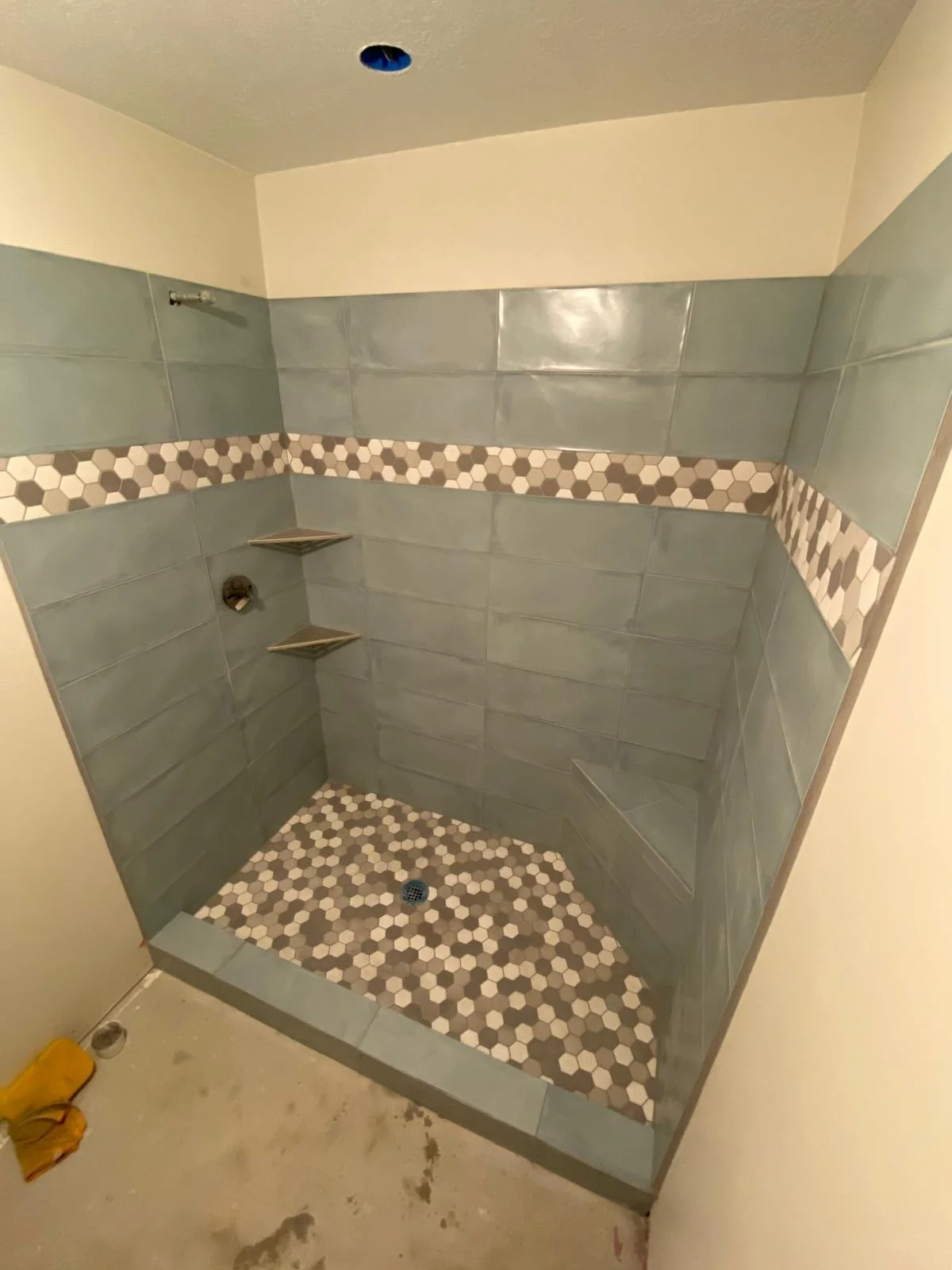 BATHROOM REMODEL SHOWER TILE