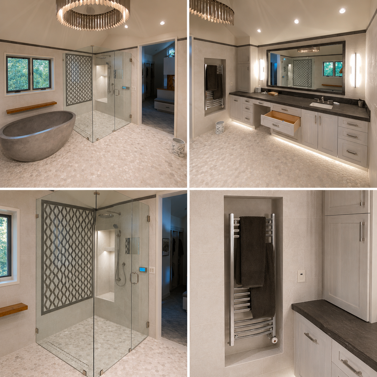ELEGANT FULL BATHROOM REMODEL 