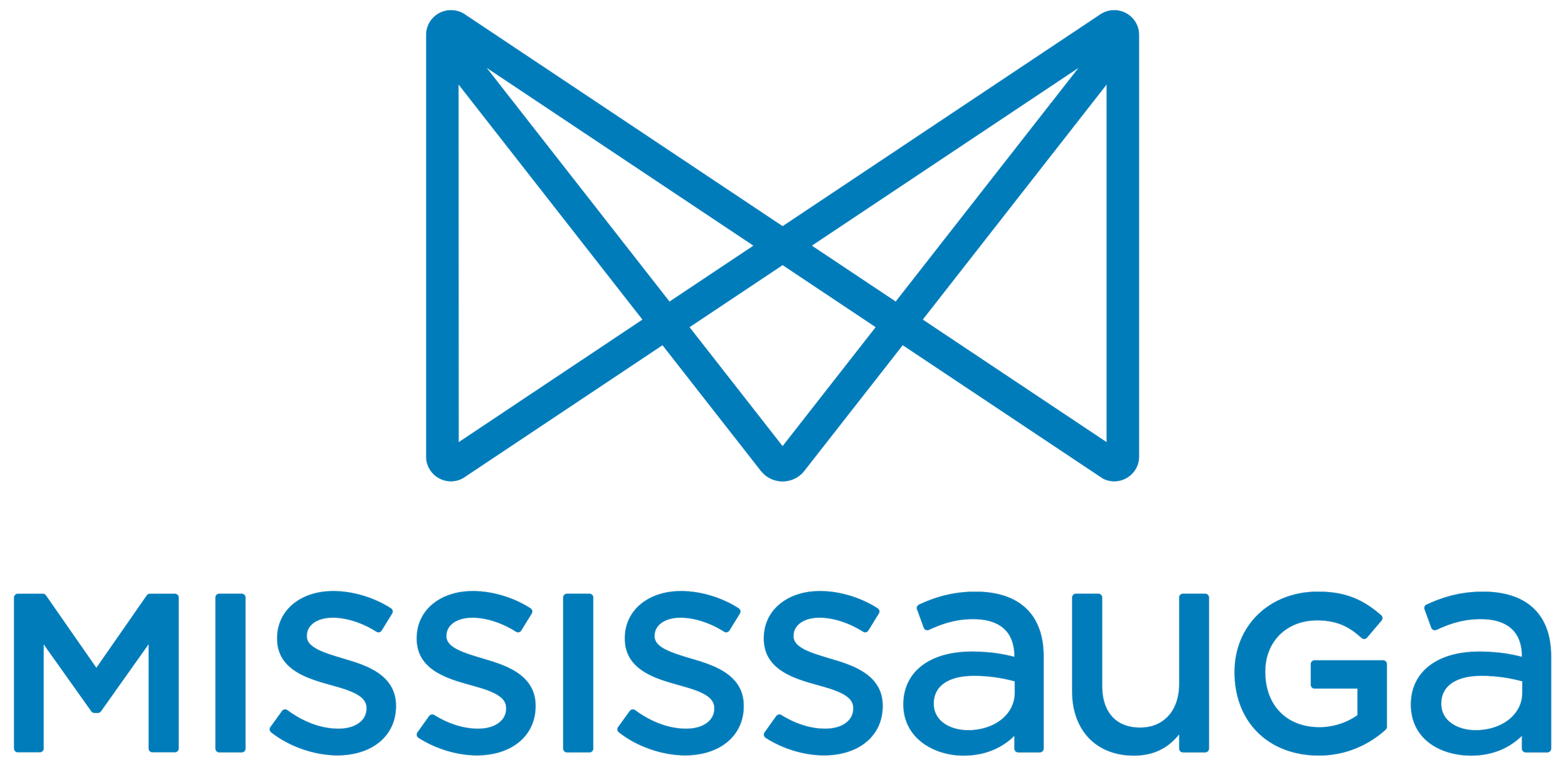 Mississippi Chicken logo featuring a stylized blue star and the words 'Mississippi Chicken' in blue text.
