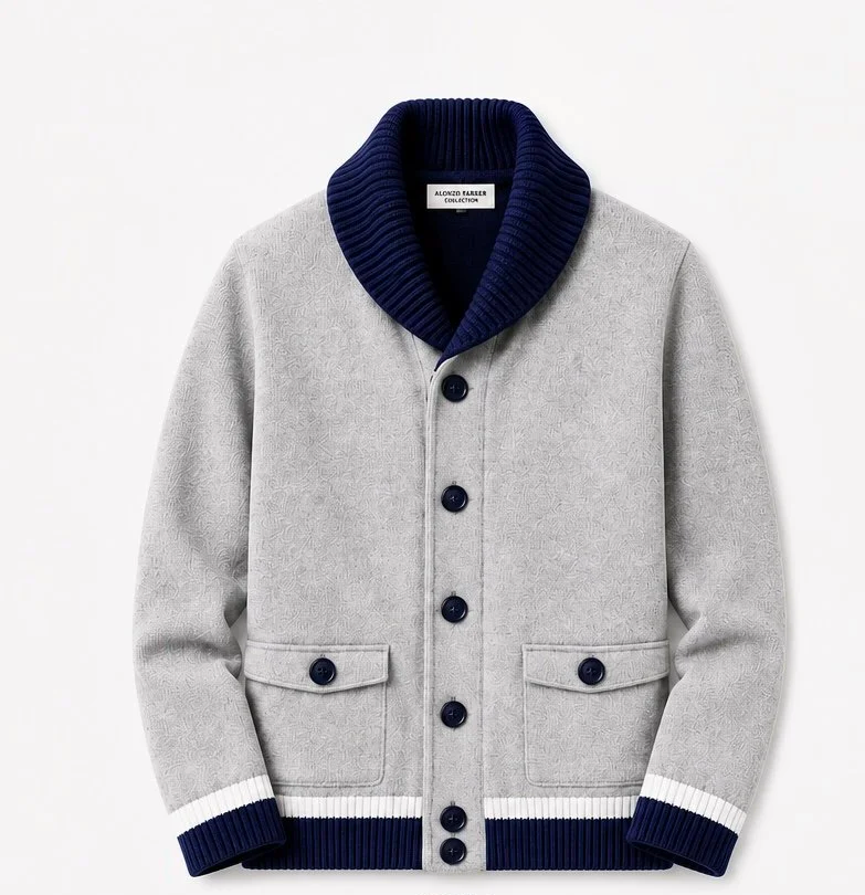AlonzoParker Shawl Collar Cardigan