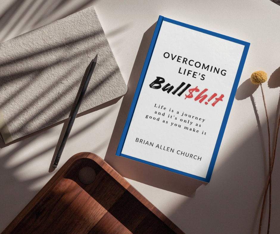 image of book cover on desk