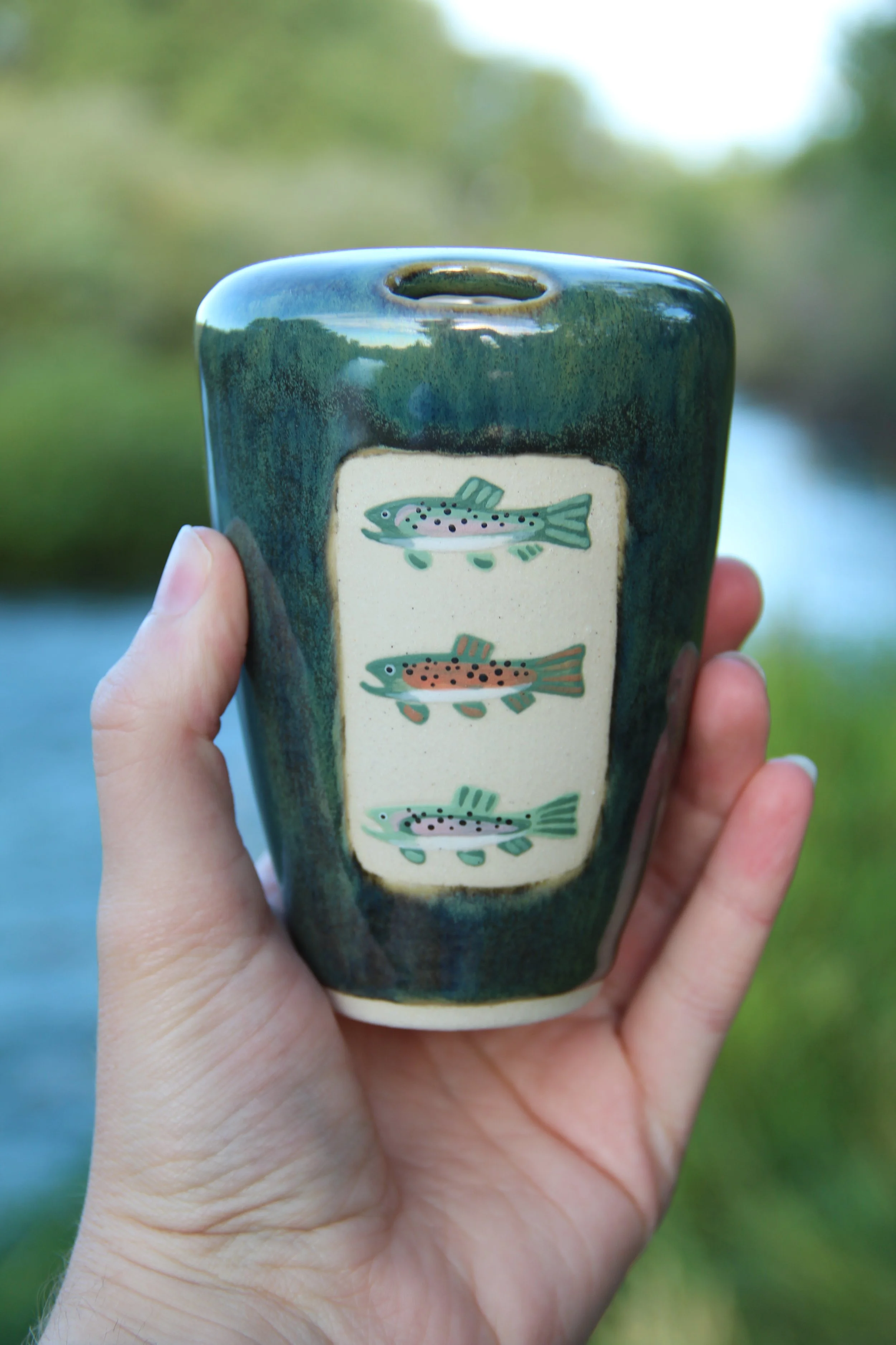 8 OZ Trout Travel Cup