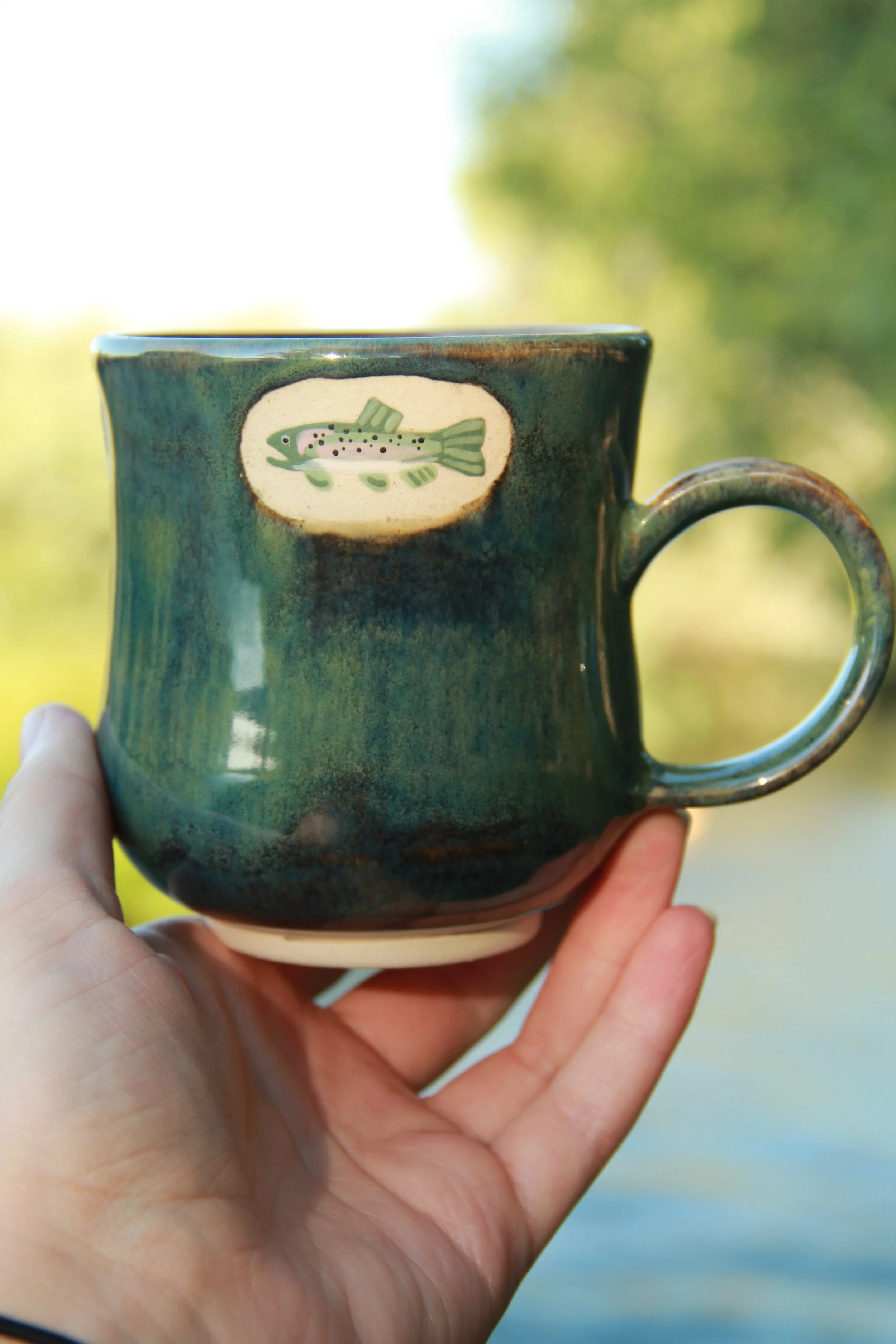 14 OZ Trout Mug #1