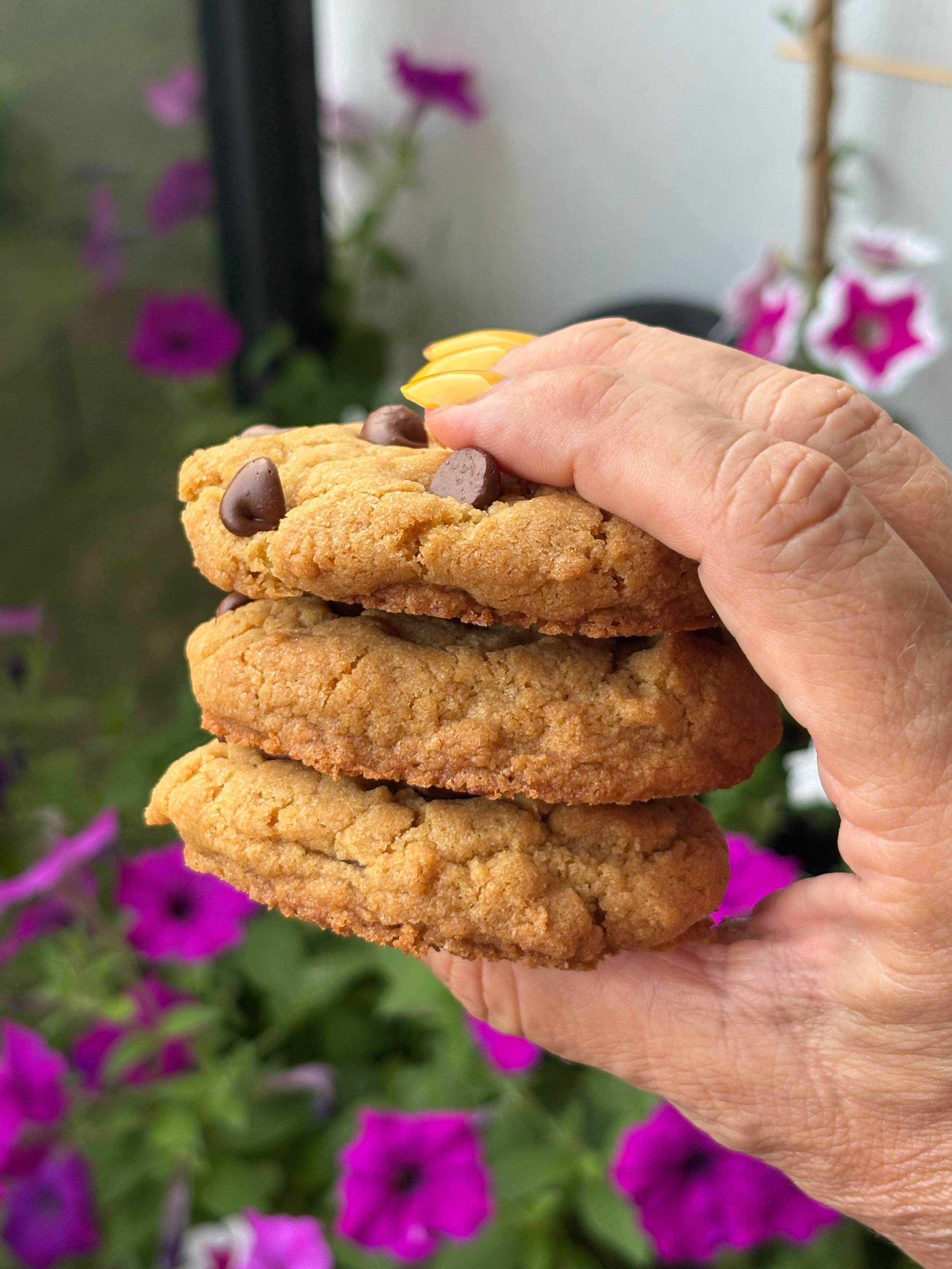 Auntie Tasha’s Brown Sugar Chocolate Chip Cookies (gluten-free of course!)