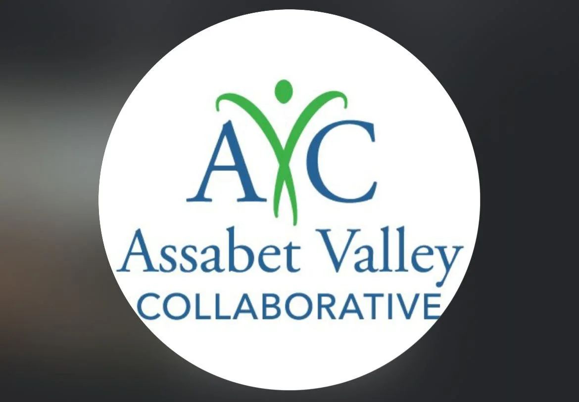 Logo of Assabet Valley Collaborative featuring stylized blue letters 'A' and 'C' with a green figure in the middle, and blue text 'Assabet Valley Collaborative' beneath.