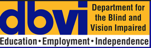 Virginia Department for the Blind and Vision Impaired (DBVI) Logo