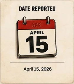 Calendar page showing the date April 15, 2026