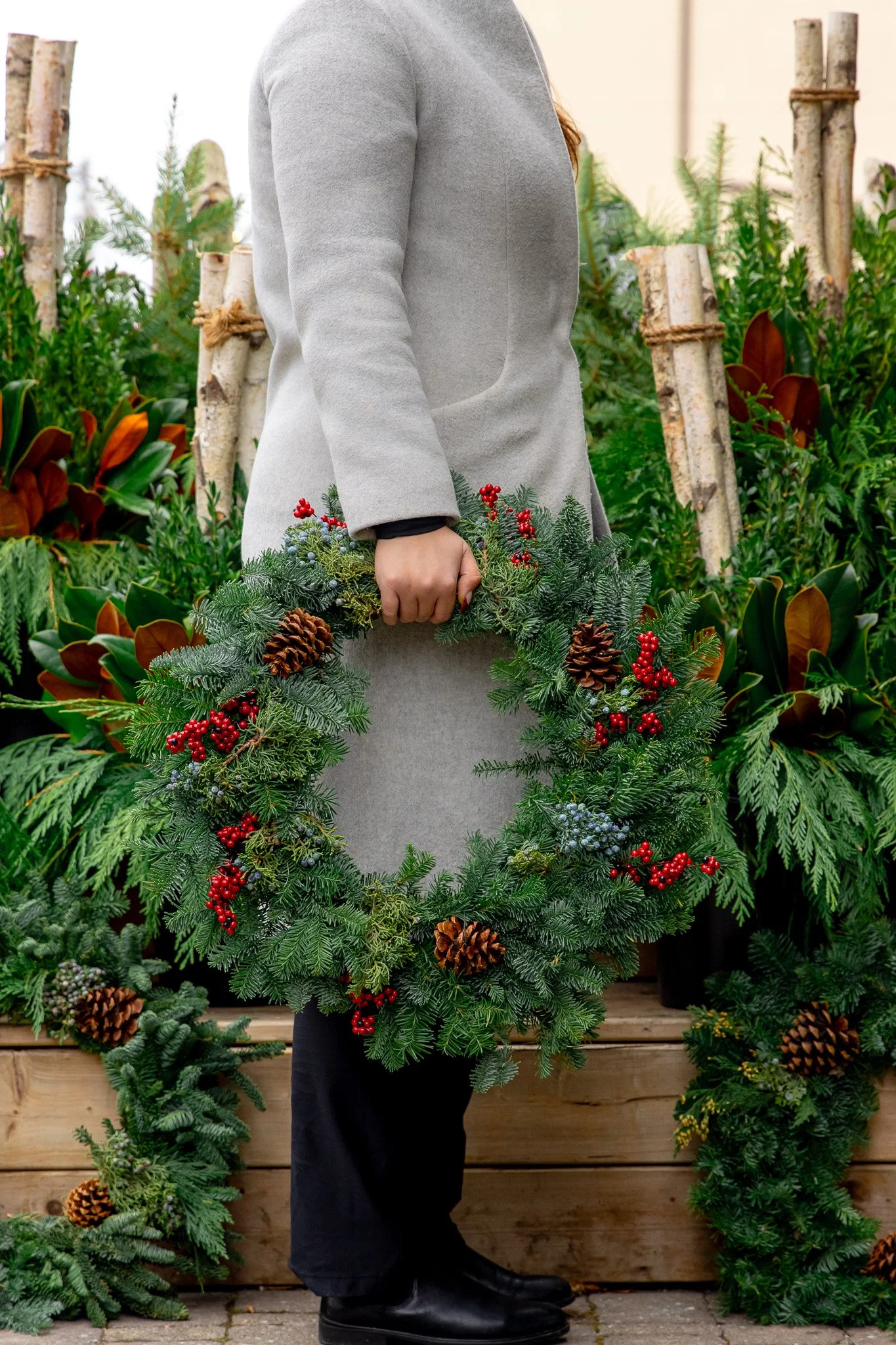Floral: Summerhill Market Winter Wreath 