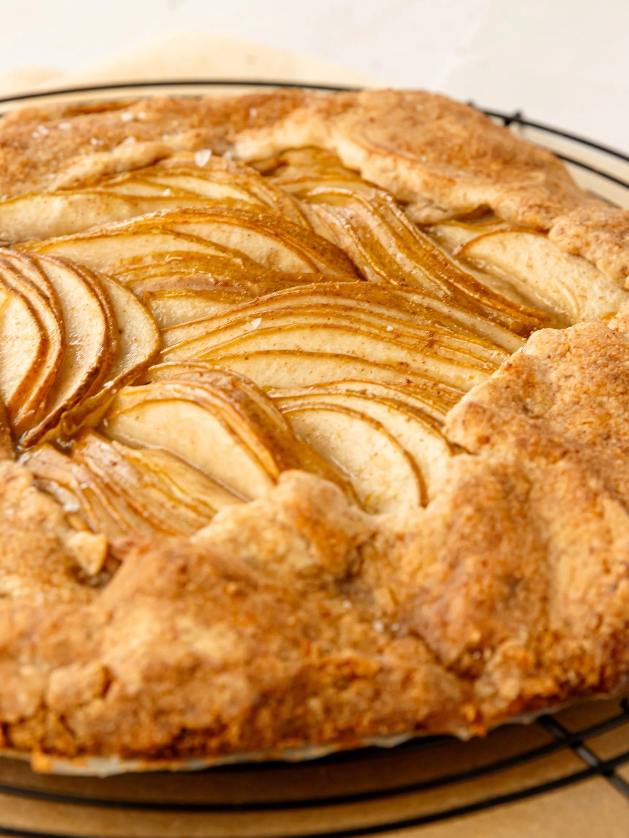 an image of a pear tart