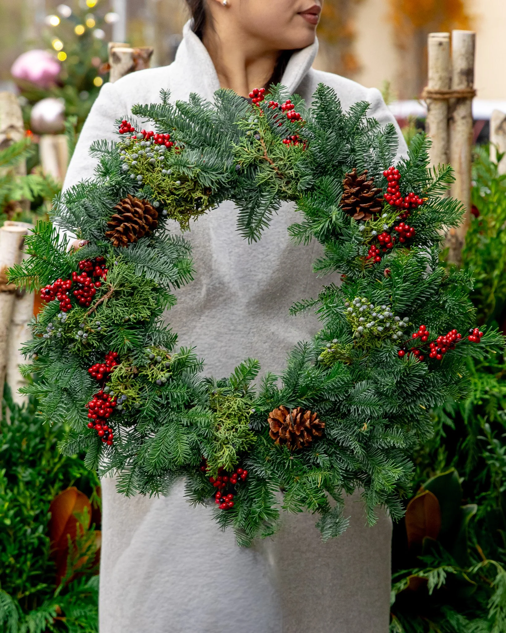 Floral: Summerhill Market Winter Wreath 