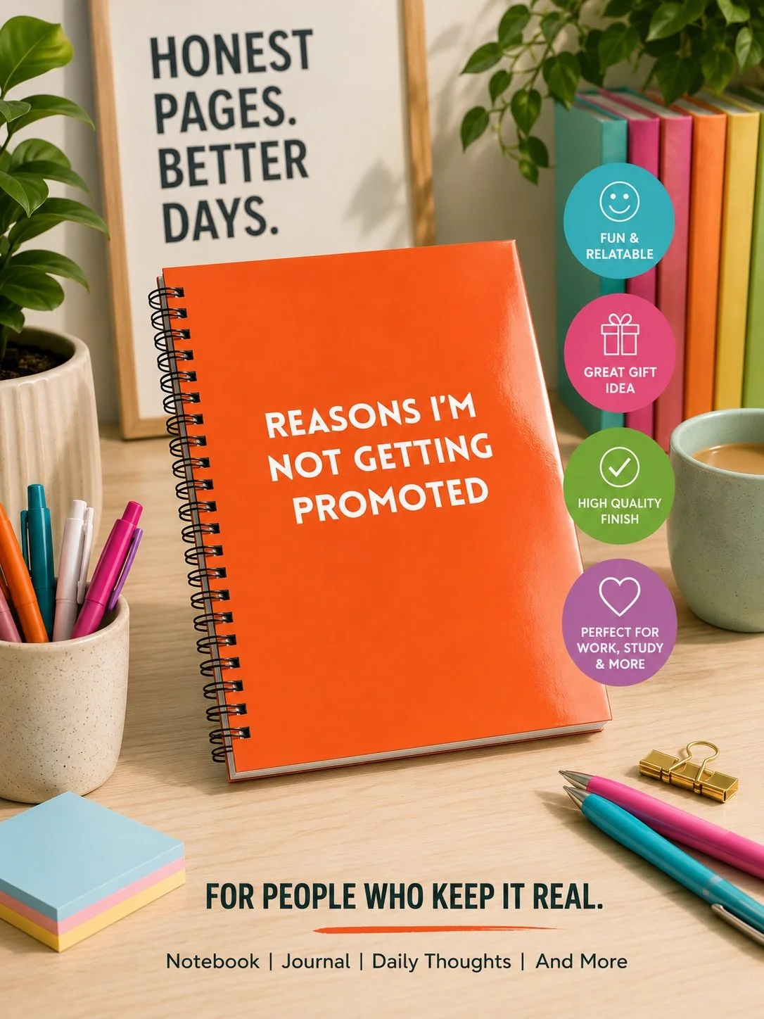 Reasons I'm Not Getting Promoted Notebook