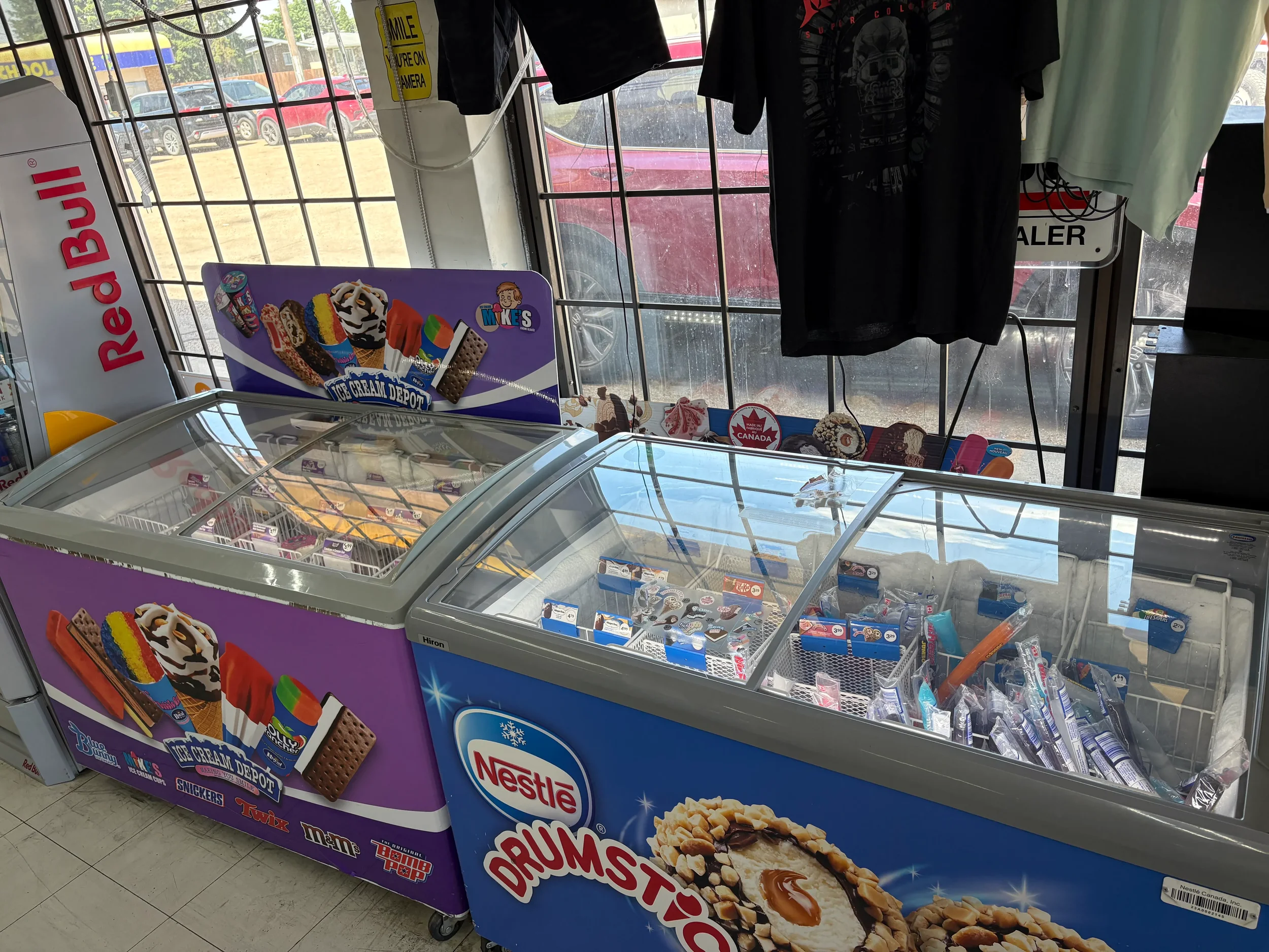 Frozen chocolate treats available at Athlon Food Store