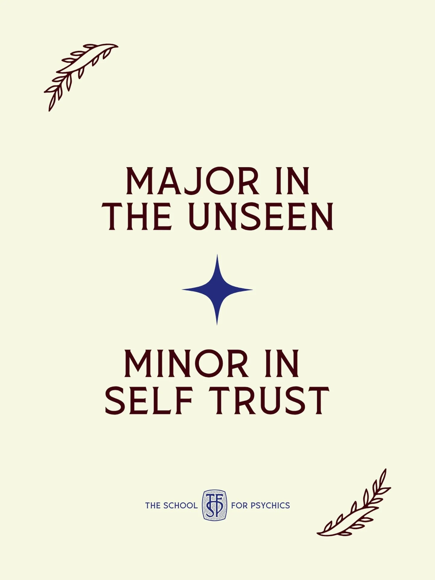 They go hand-in-hand. They are both sides of the coin.&nbsp;

🏛️ On campus, this is our motto. To drop into it all energetically, follow your curiosity and to deepen your trust. A relationship with yourself that tends to slip by most people.&nbsp;

