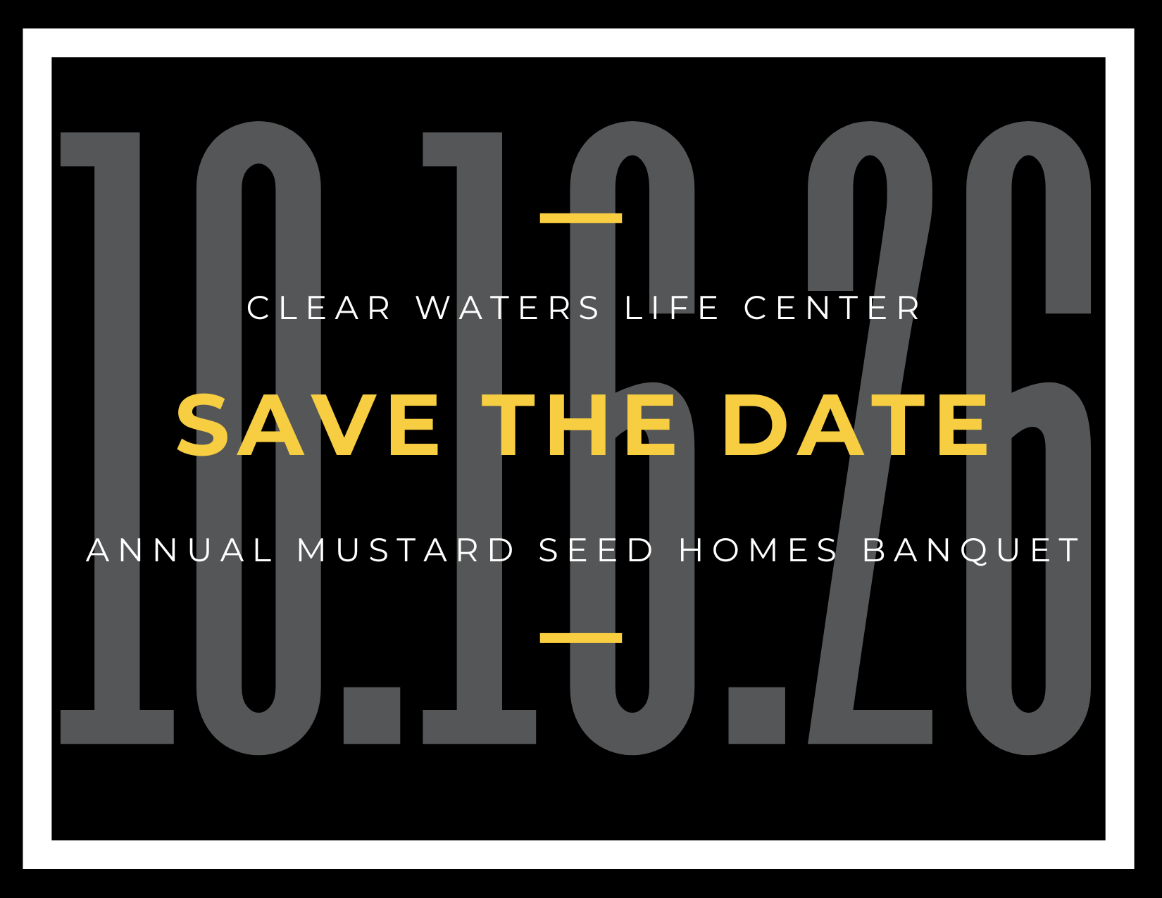 Mustard Seed Homes Banquet