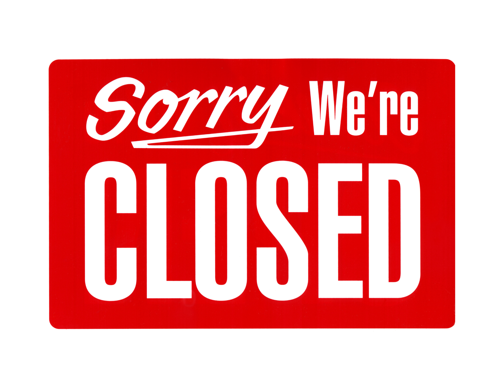Closed for Labor Day