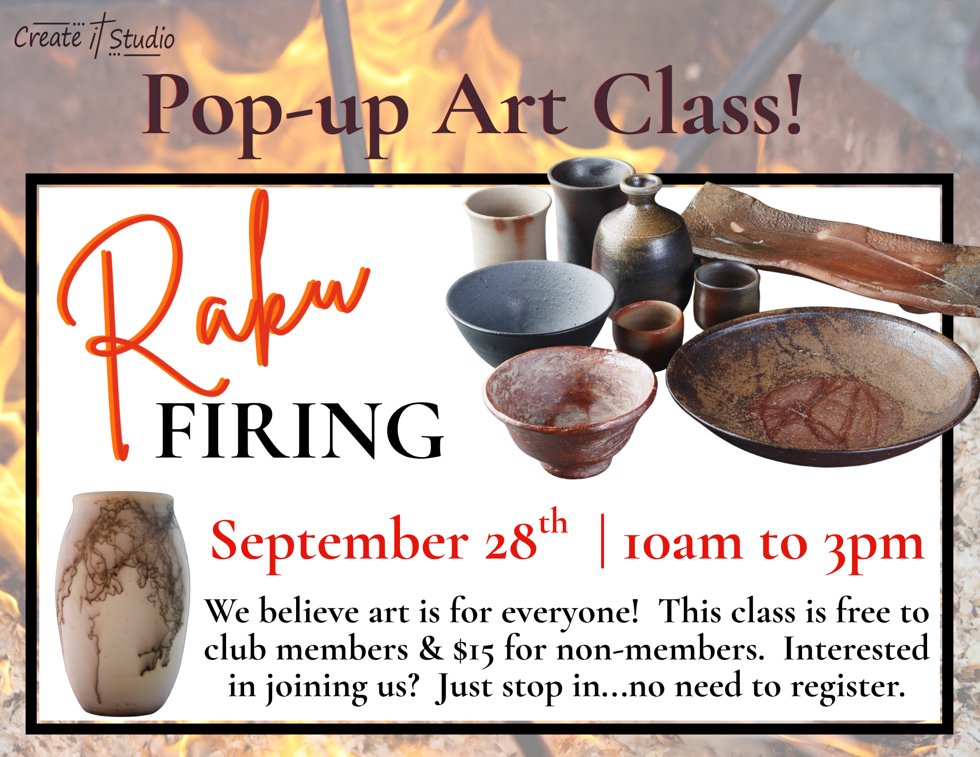 Create IT! Raku Firing