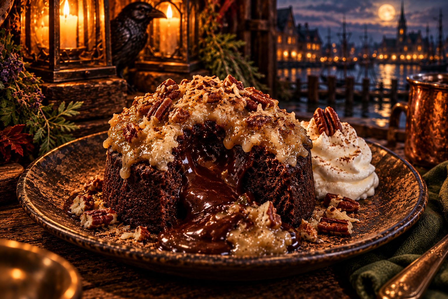 Molten Chocolate Lava Cake by Moonlit Harbor.png