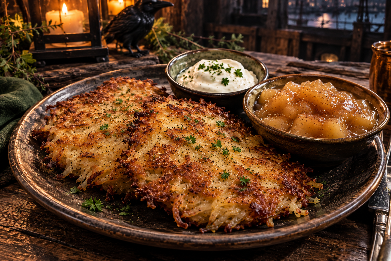 Rustic German Potato Pancake Feast.png