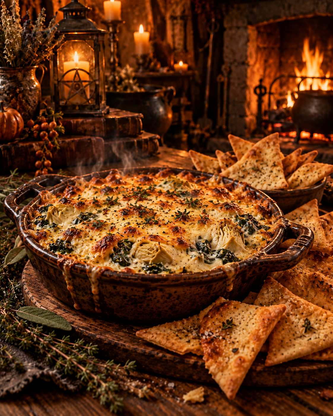 Candlelit Spinach-Artichoke Dip Feast.png