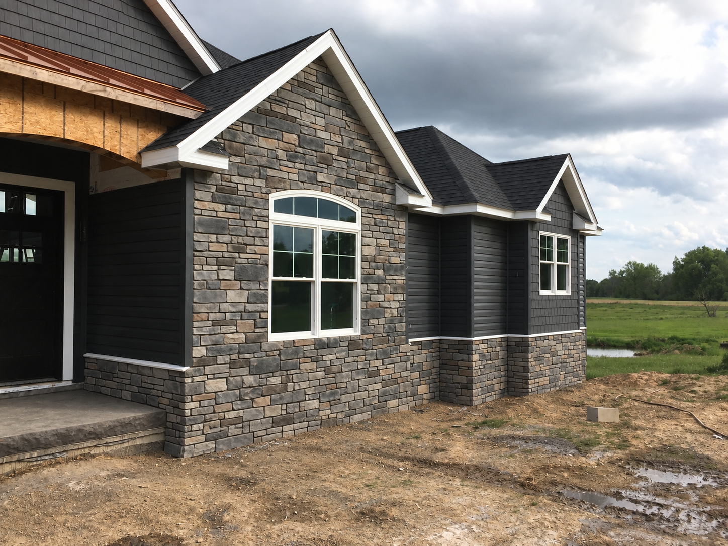 Stone around Exterior Window