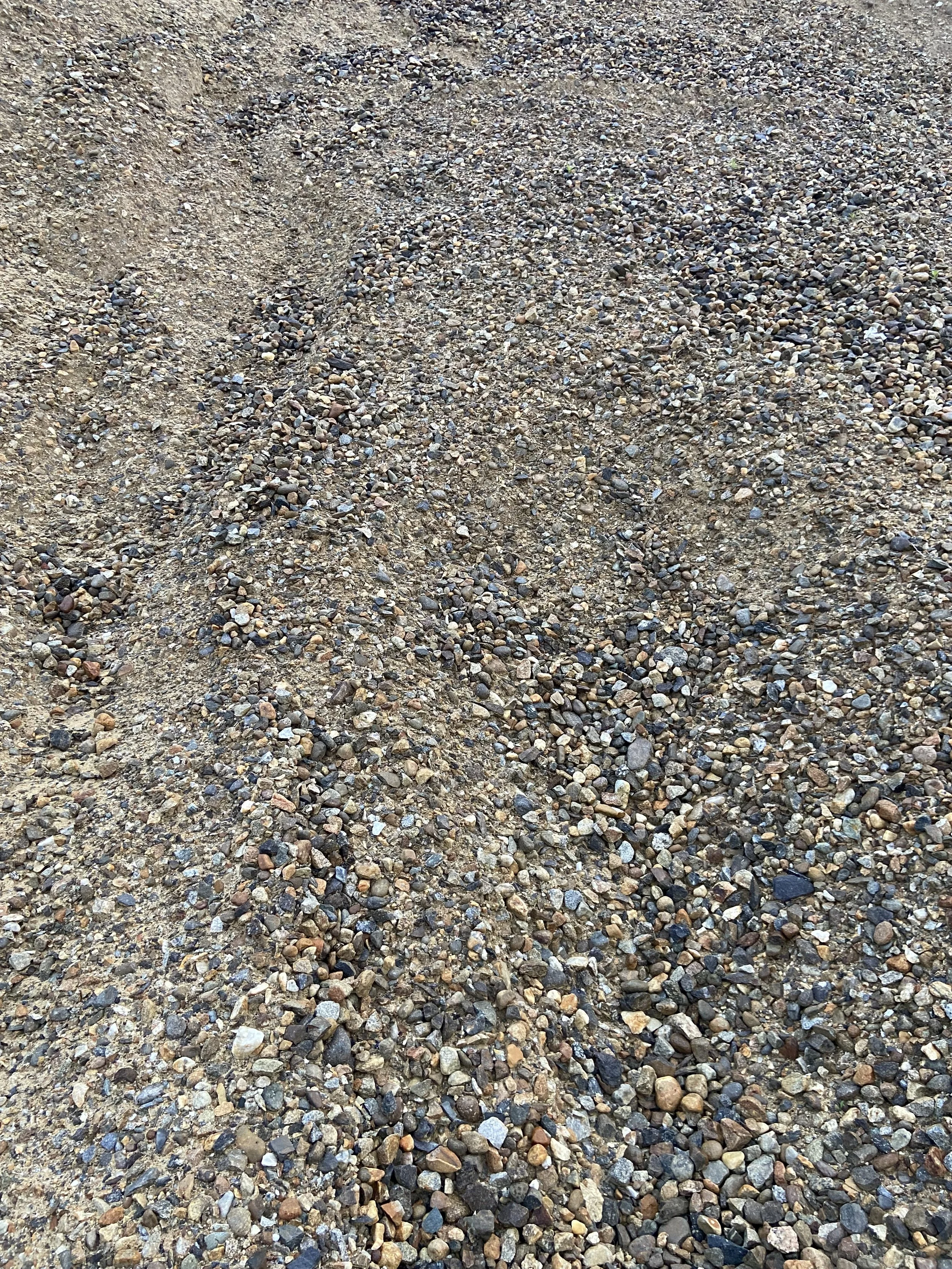 1 ½" Crushed Bank Run Gravel