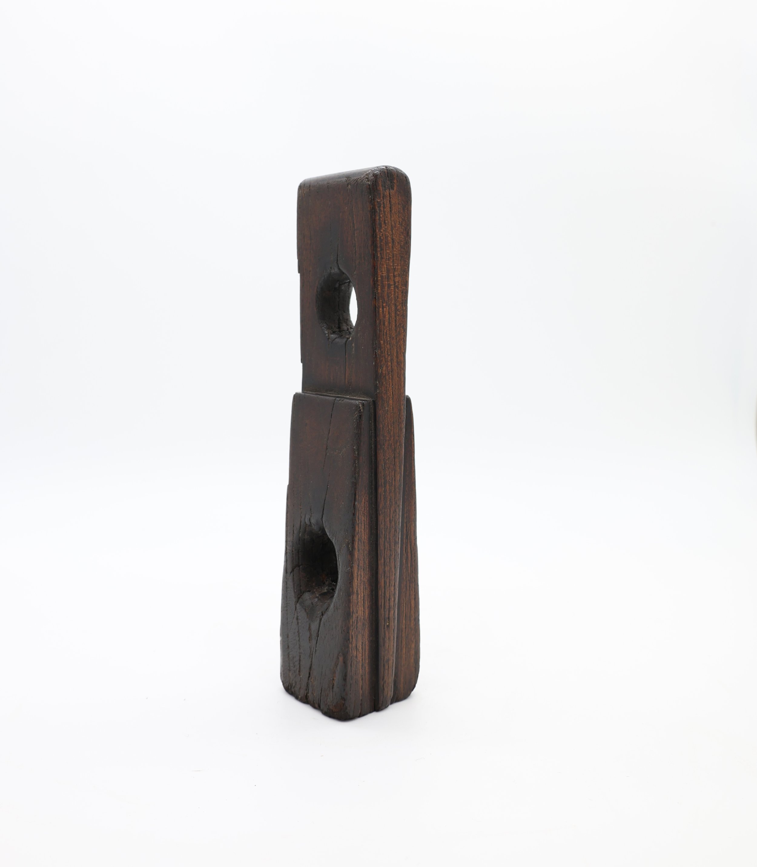 African carved wooden stand