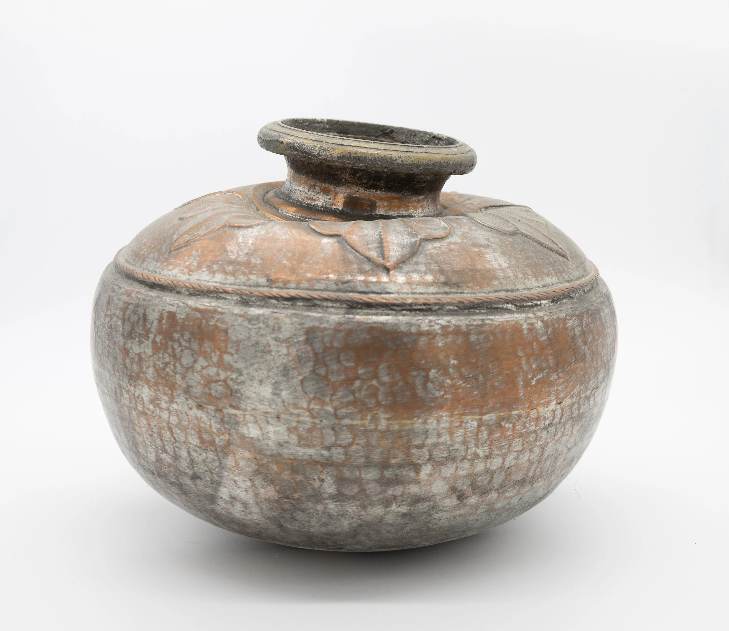 Chinese decorative metal vase