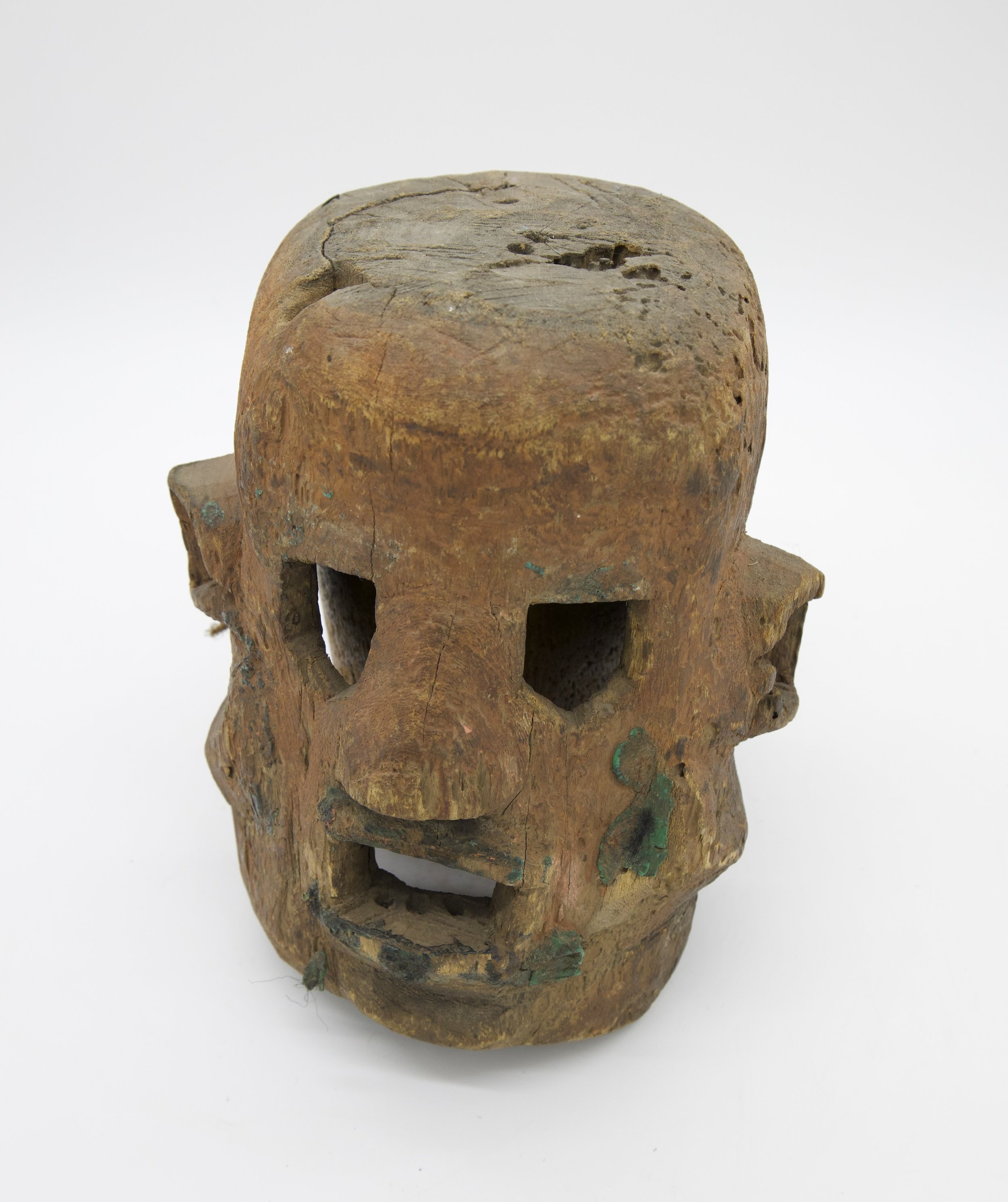 Carved Wood Head mask