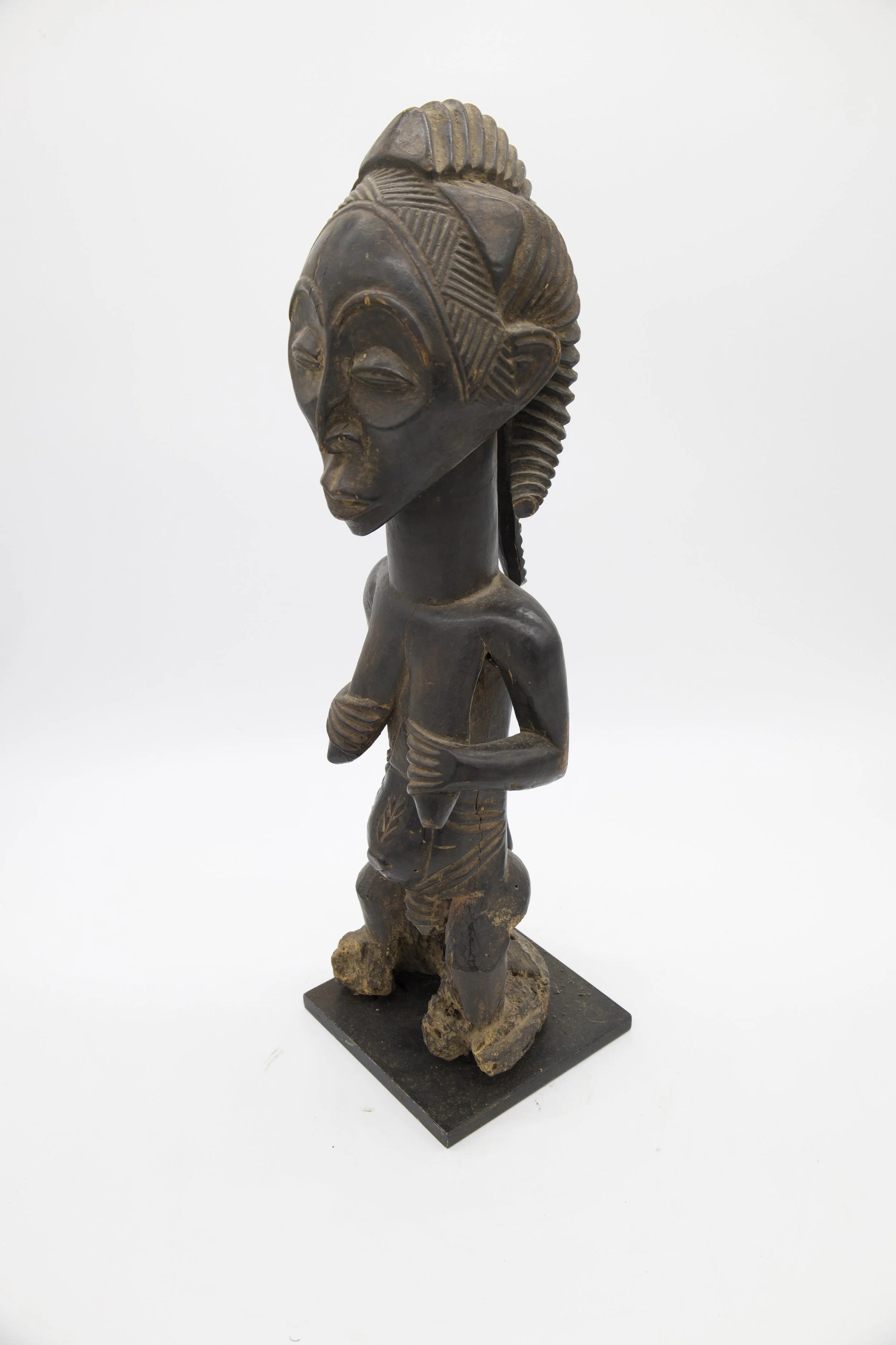 African carved wood sculpture