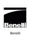 Benelli logo with black and white design and the word 'Benelli' beneath