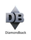 Diamondback logo with stylized 'DB' initials and the word 'Diamondback' below